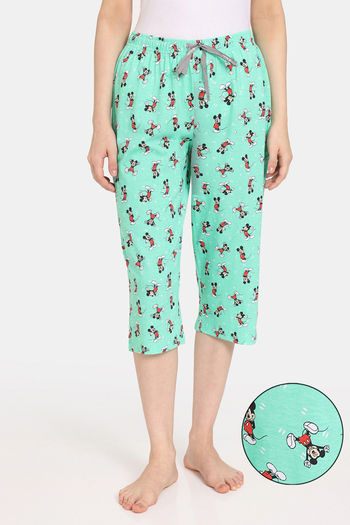 Buy Rosaline Disney Knit Cotton Capri - Spring Bud